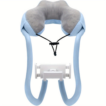 ReisLuxe Adjustable Neck Rest with Phone Holder - For Comfort and Convenience