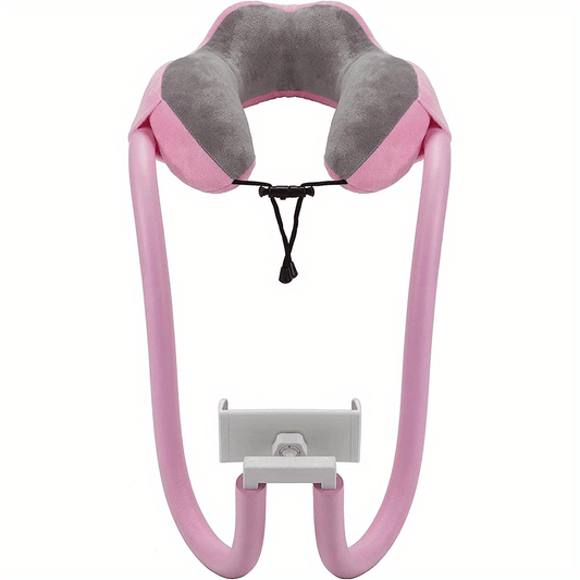 ReisLuxe Adjustable Neck Rest with Phone Holder - For Comfort and Convenience