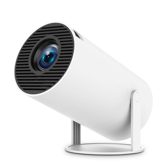 Smart Mini Projector - Portable 180° Rotatable Projector for Outdoor Movies and Streaming