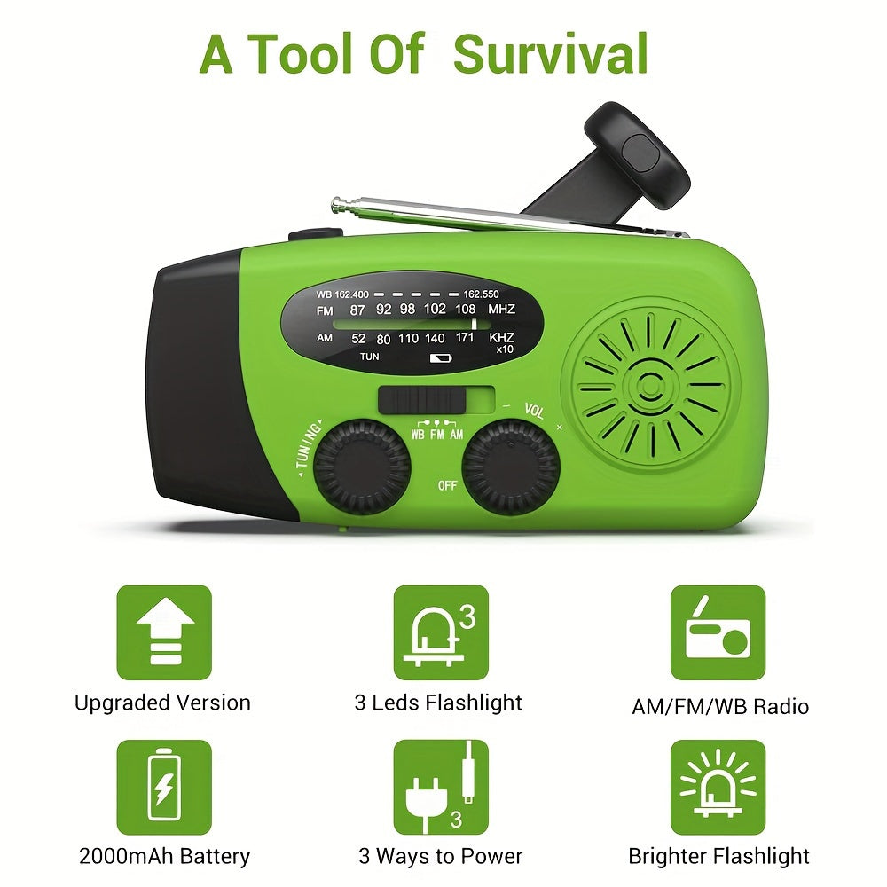 Survivor Compact Emergency Radio - Handy and powerful in emergencies