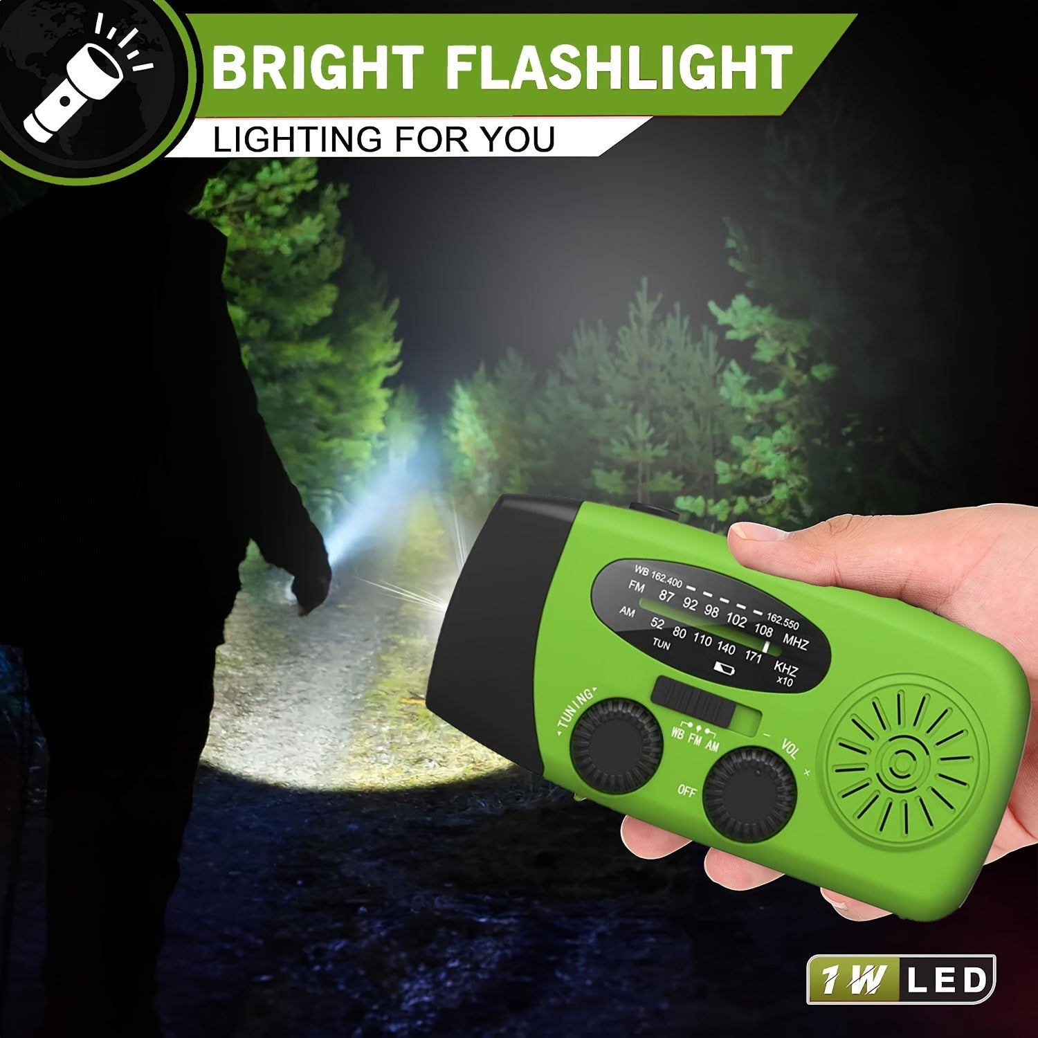 Survivor Compact Emergency Radio - Handy and powerful in emergencies