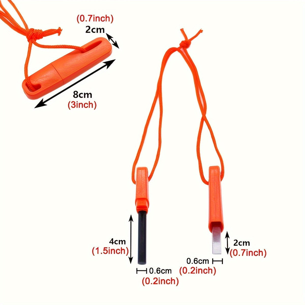 Survivor Flint - Durable magnesium fire starter for adventurers